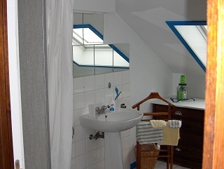 Retro kamer privé badkamer